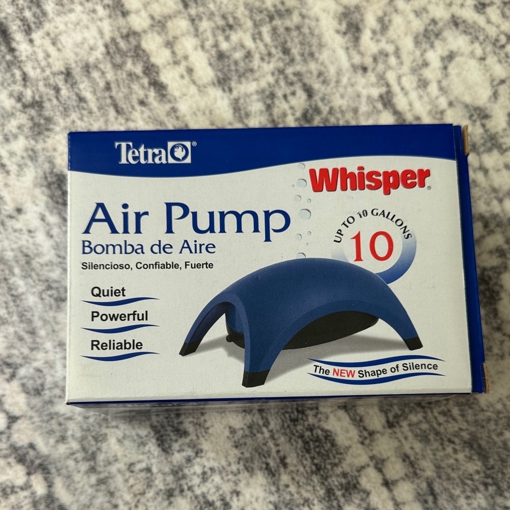 Tetra Whisper Aquarium Air Pump - NEW